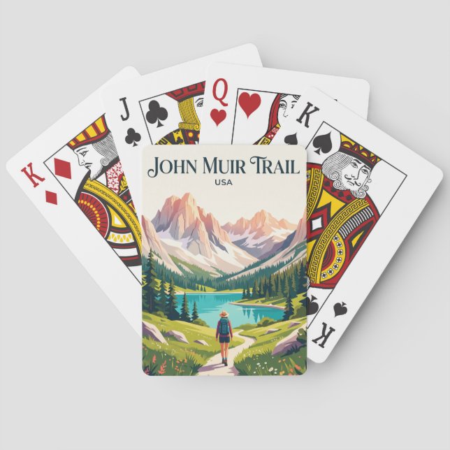 John Muir Trail USA Playing Cards (Back)