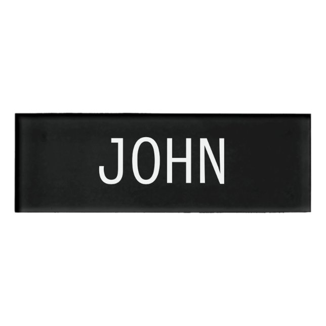 John Name Tag (Front)