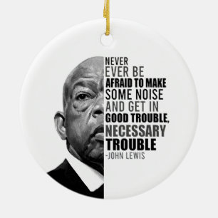 John Never Ever Be Afraid To Make Some Noise Lewis Ceramic Tree Decoration