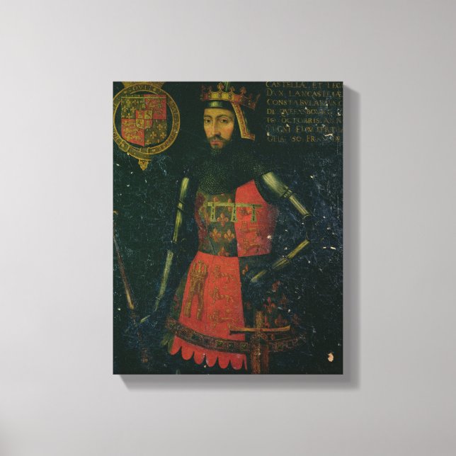 John of Gaunt, Duke of Lancaster Canvas Print (Front)