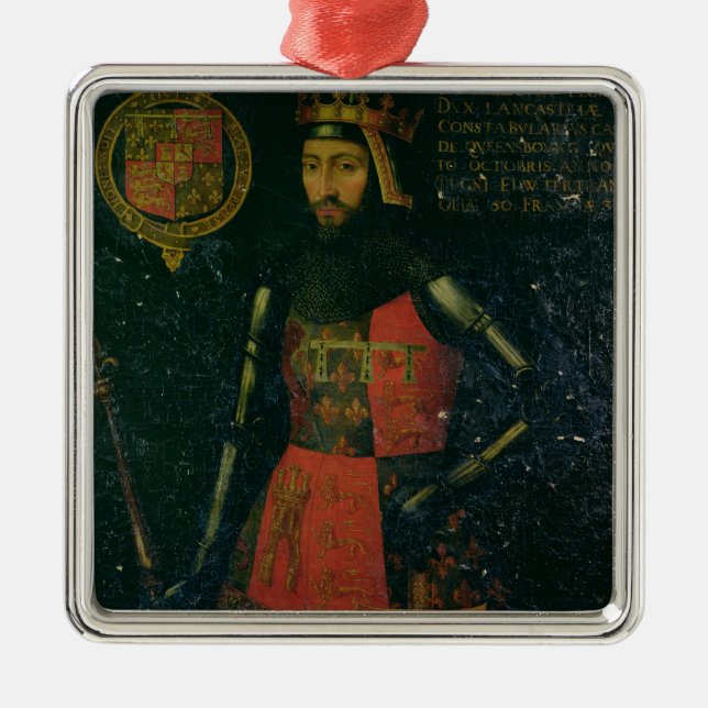 John of Gaunt, Duke of Lancaster Metal Tree Decoration (Front)