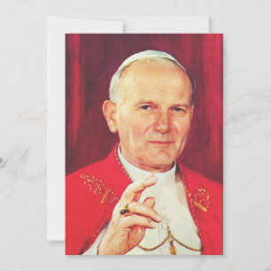 John Paul II Bishop of Rome Holiday Card