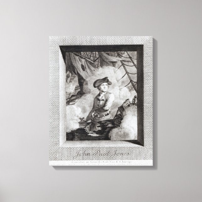 John Paul Jones Canvas Print (Front)