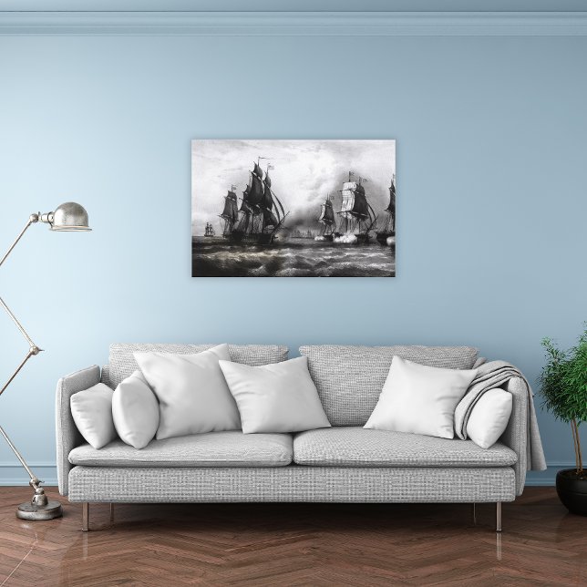 John Paul Jones's 'Ranger' Ship, 1793 Canvas Print (Creator Uploaded)