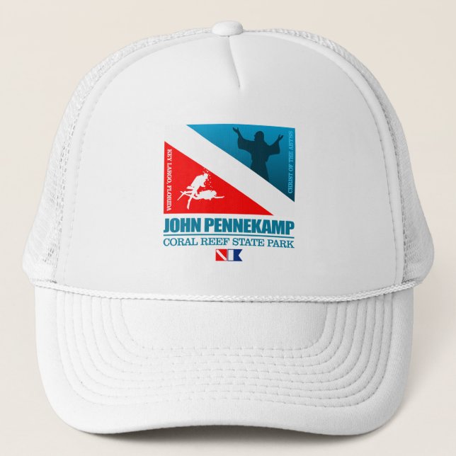 John Pennekamp SP (sq) Trucker Hat (Front)
