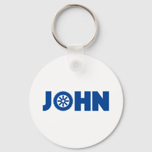 John Petrol Head Key Ring