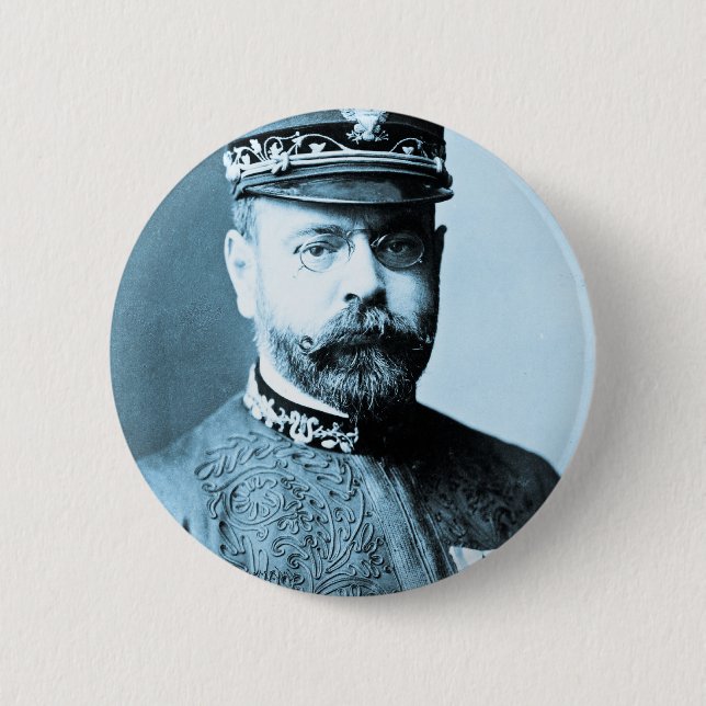 John Philip Sousa Portrait 6 Cm Round Badge (Front)