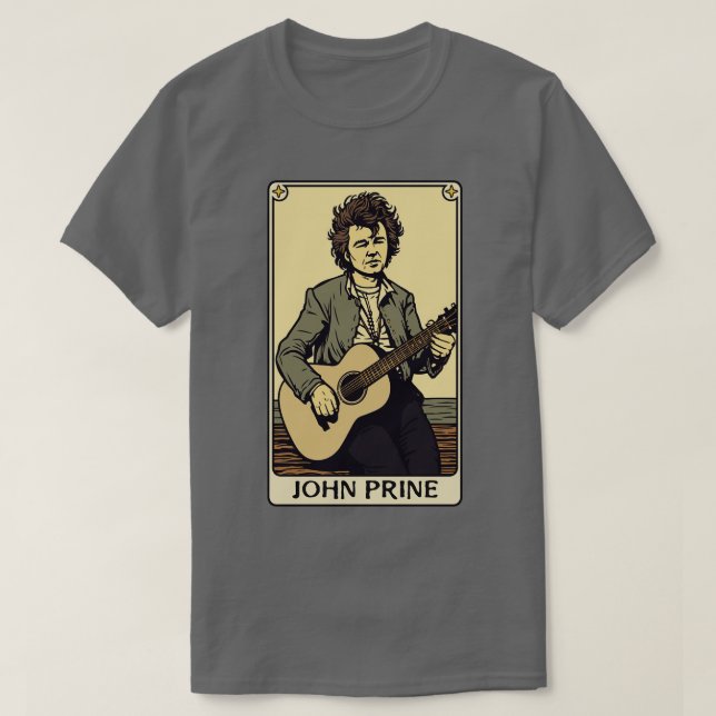 John Prine State Of Mind T-Shirt (Design Front)