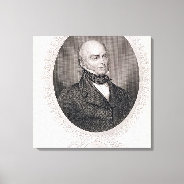 John Quincy Adams Canvas Print (Front)
