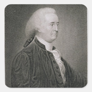 John Rutledge (1739-1800), engraved by G.F. Storm Square Sticker