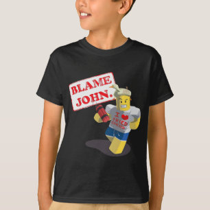 John Shedletsky I Love Fried Chicken! Funny Design T-Shirt