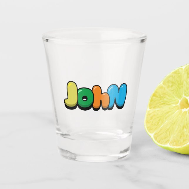 John Shot Glass (Front)