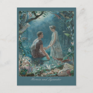 John Simmons Hermia and Lysander Midsummer CC0751 Postcard