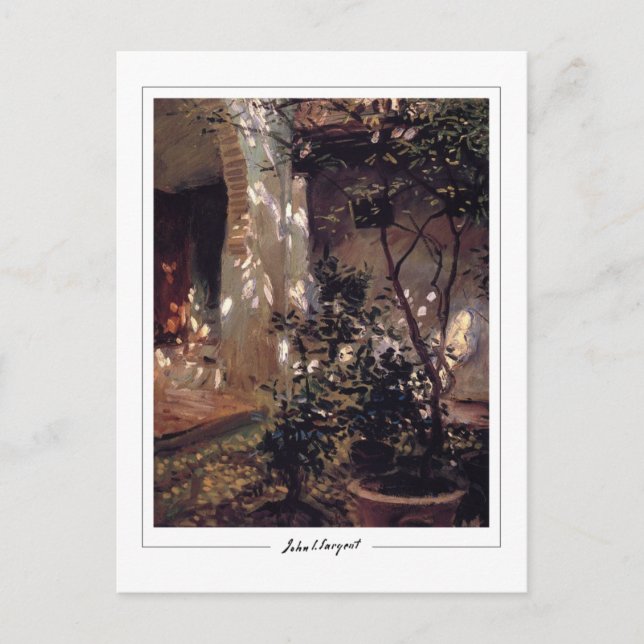 John Singer Sargent #74-2 - Fine Art Postcard (Front)