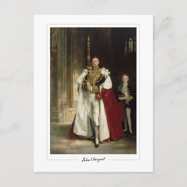 John Singer Sargent #7-2 - Fine Art Postcard (Front)