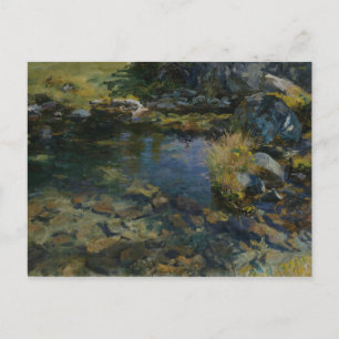 John Singer Sargent - Alpine Pool Postcard