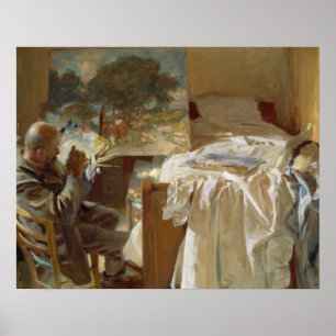 John Singer Sargent - An Artist in His Studio Poster