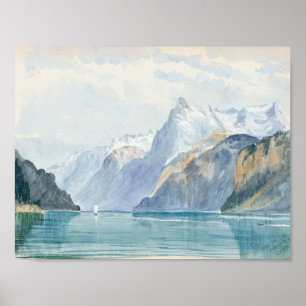 John Singer Sargent - Bay of Uri, Brunnen Poster