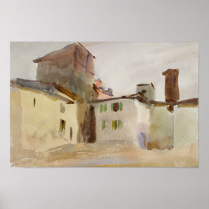 John Singer Sargent - Borgo San Lorenzo Poster