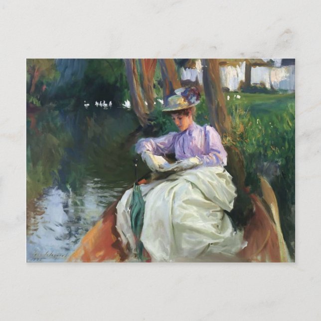 John Singer Sargent- By the River Postcard (Front)