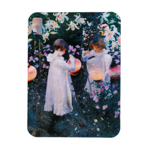 John Singer Sargent Carnation Lily Lily Rose Magnet