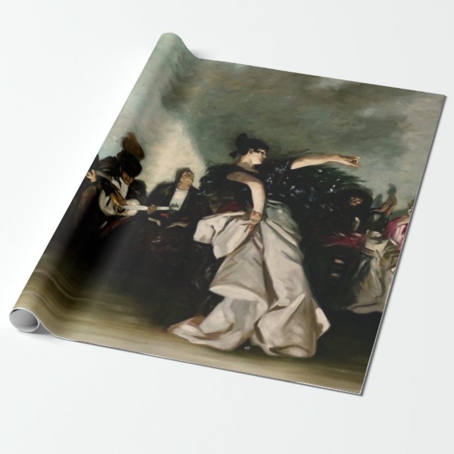 John Singer Sargent- El Jaleo Wrapping Paper (Unrolled)