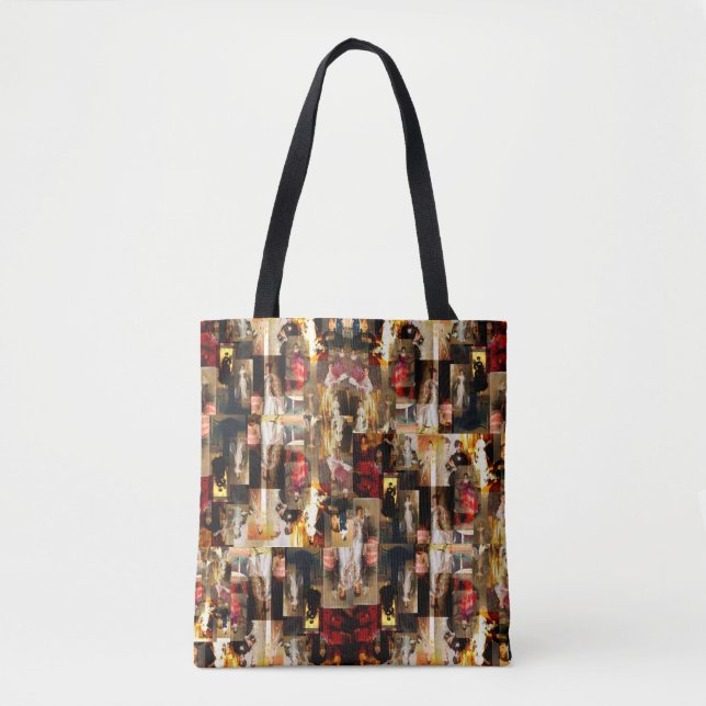 .John Singer Sargent Elegant Ladies Collage Tote Bag (Front)