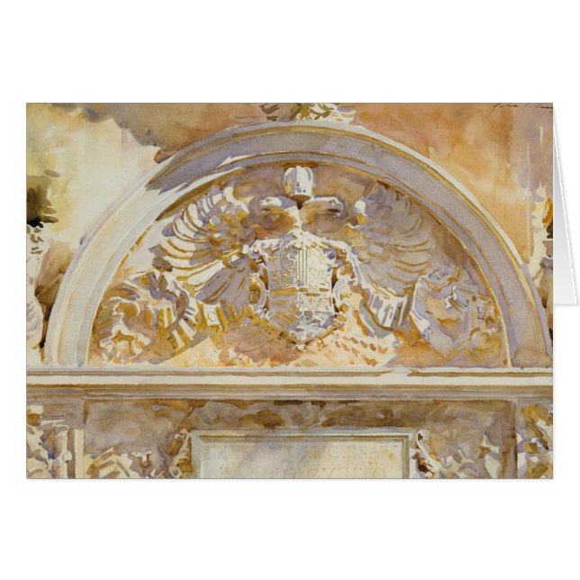 John Singer Sargent - Escutcheon of Charles V (Front Horizontal)