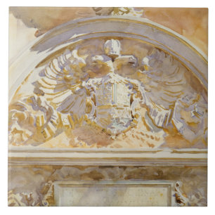 John Singer Sargent - Escutcheon of Charles V Tile