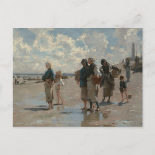John Singer Sargent - Fishing for Oysters Postcard