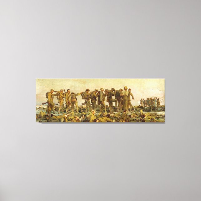 John Singer Sargent - Gassed Canvas Print (Front)