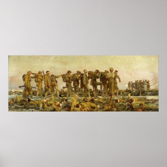 John Singer Sargent - Gassed Poster (Front)