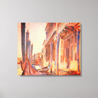 John Singer Sargent Gondola Moorings Venice Canvas Print