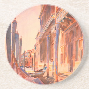 John Singer Sargent Gondola Moorings Venice       Coaster