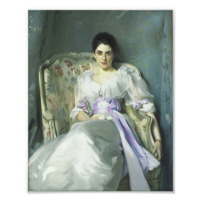 John Singer Sargent Lady Agnew Print (Front)