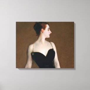 John Singer Sargent Madame X Classic Portrait Canvas Print