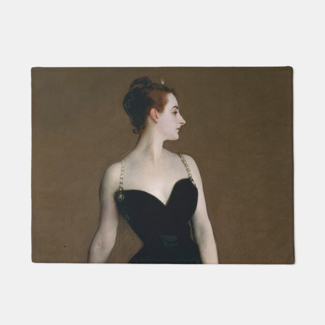 John Singer Sargent Madame X Classic Portrait Doormat (Front)