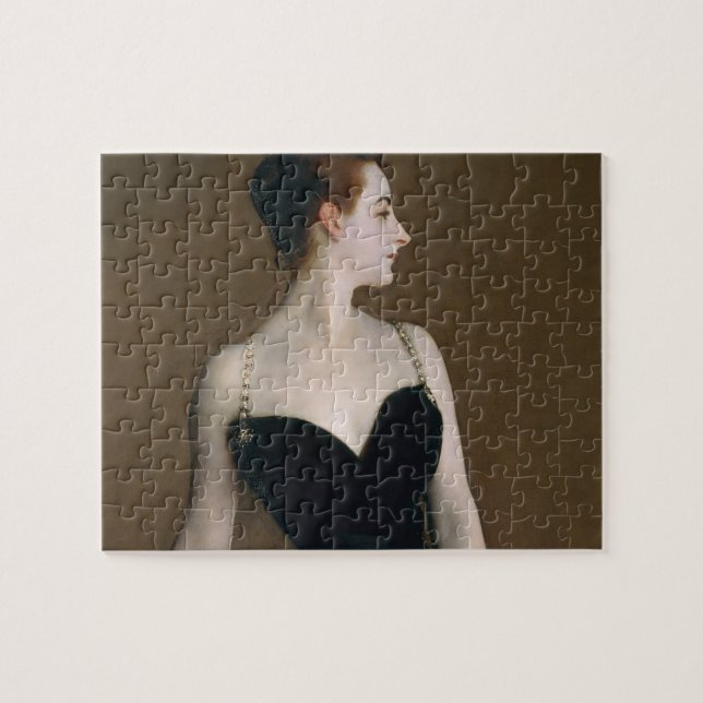 John Singer Sargent Madame X Classic Portrait Jigsaw Puzzle (Horizontal)