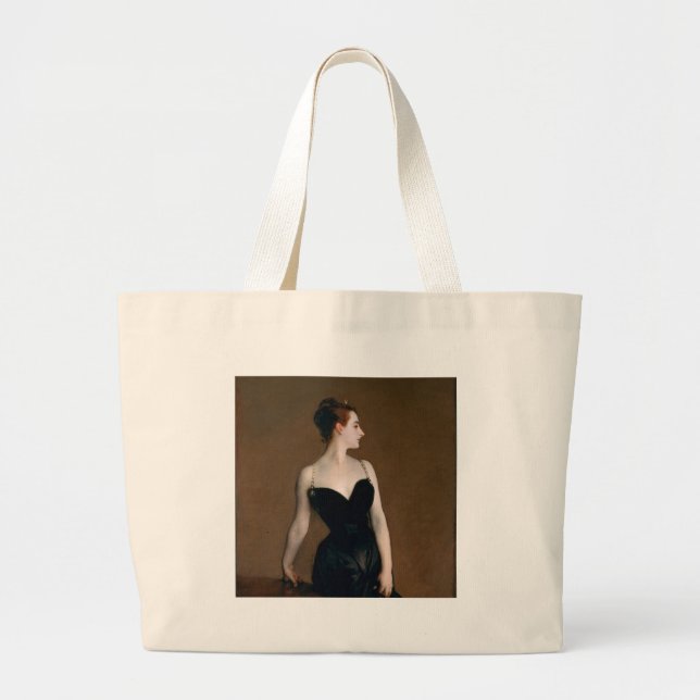John Singer Sargent Madame X Classic Portrait Large Tote Bag (Front)