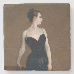 John Singer Sargent Madame X Classic Portrait Stone Coaster