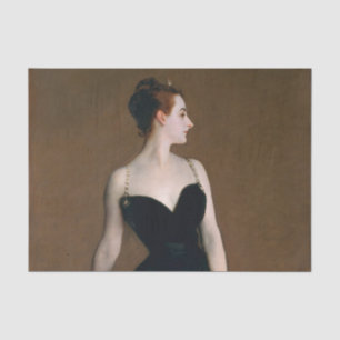 John Singer Sargent Madame X Classic Portrait Tissue Paper