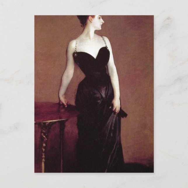 John Singer Sargent Madame X (Madame Pierre Gautre Postcard (Front)