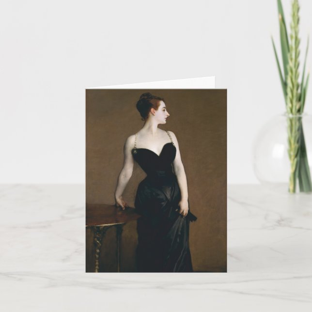 John Singer Sargent Madame X Note Card (Front)