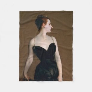 John Singer Sargent Madame X Portrait Moody Fleece Blanket