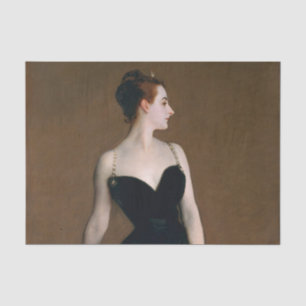 John Singer Sargent Madame X Portrait Moody Tissue Paper