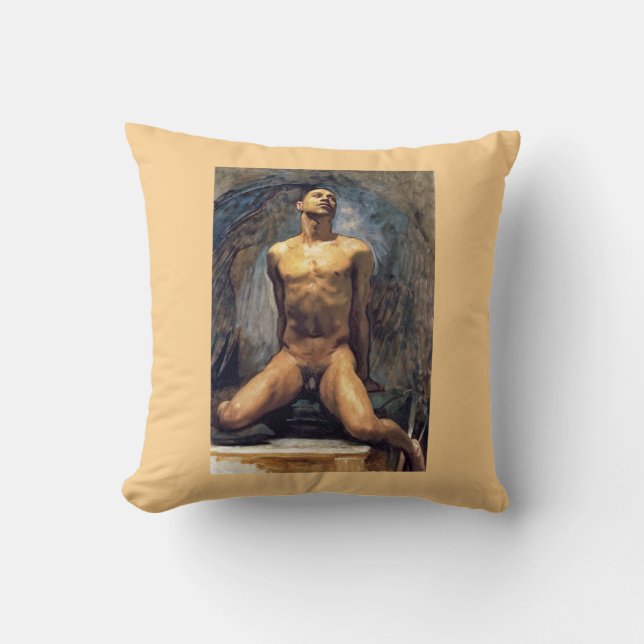 John Singer Sargent - Male Study Cushion (Front)