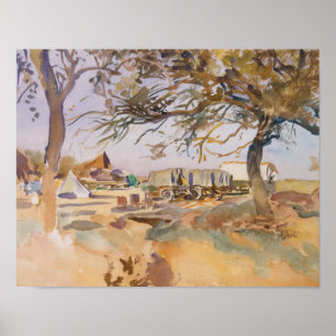 John Singer Sargent - Military Camp Poster