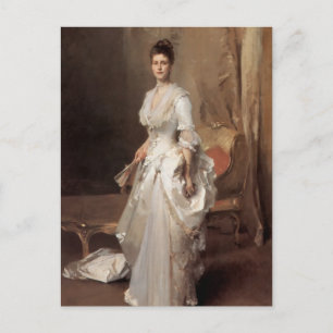 John Singer Sargent- Mrs. Henry White Postcard