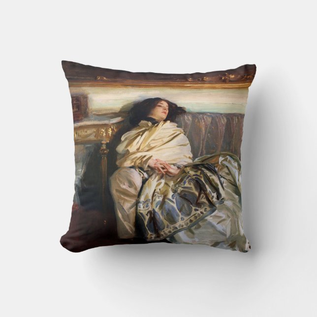 John Singer Sargent Nonchaloir Pillow (Front)