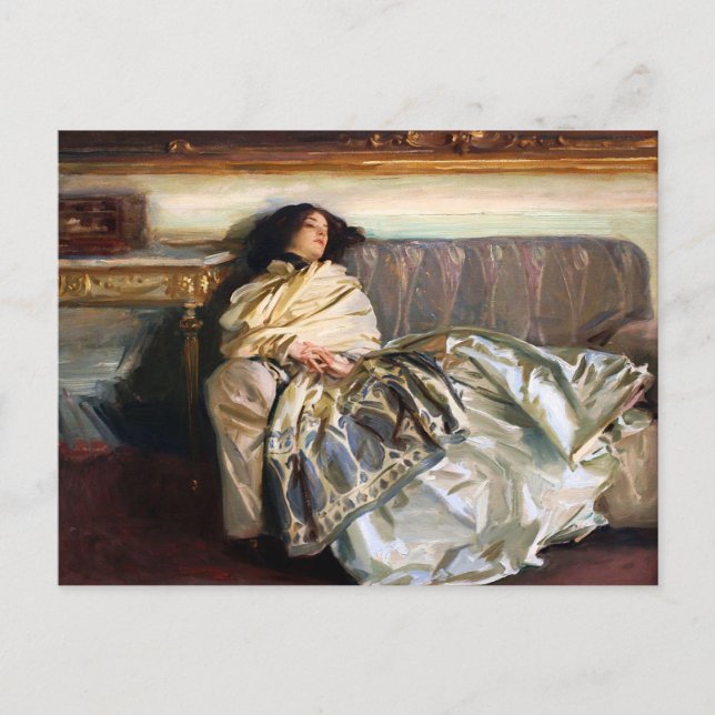 John Singer Sargent Nonchaloir Postcard (Front)